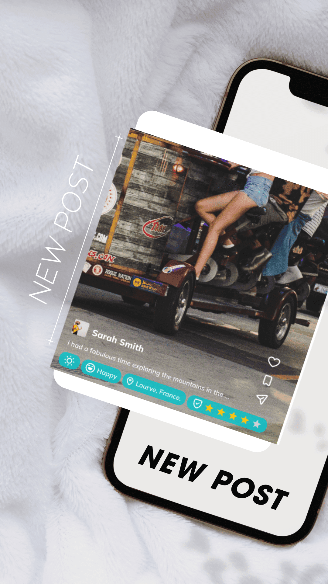 Neutral Phone Mockup Aesthetic New Post Instagram Story.png
